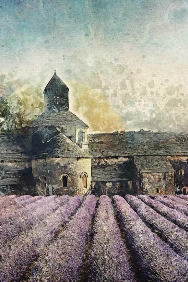 The Chateau Rice Paper Decoupage Size A3 By Queen For Diy Projects, Scrapbooking, Art Journals, Mixed Media, Collages 0247