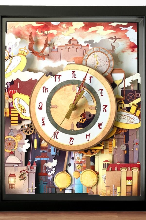 The Clockwork City - Shadowbox Artwork