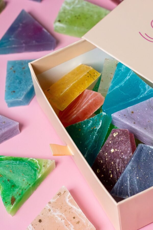 The Gemmies Handmade Kohakutou Candy, Multiple Flavored, Crystal Edible Gem, Asmr Gummy Crystal. Jewelry