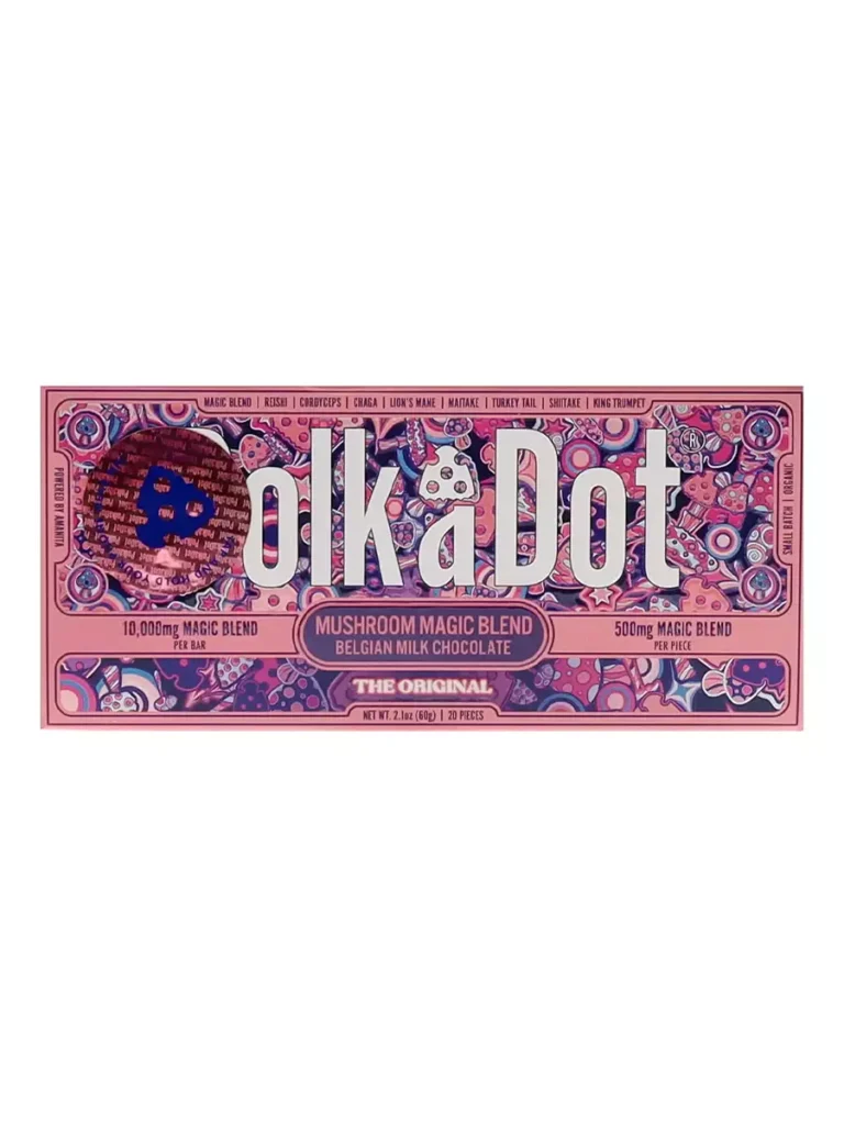 The Original PolkaDot Magic Mushroom Belgian Milk Chocolate 500mg