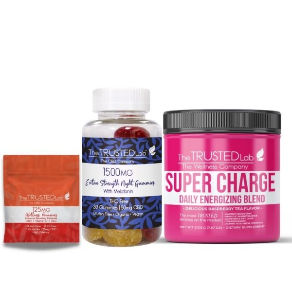 The "Super Charge" Energy and Sleep Set with CBD or CBN