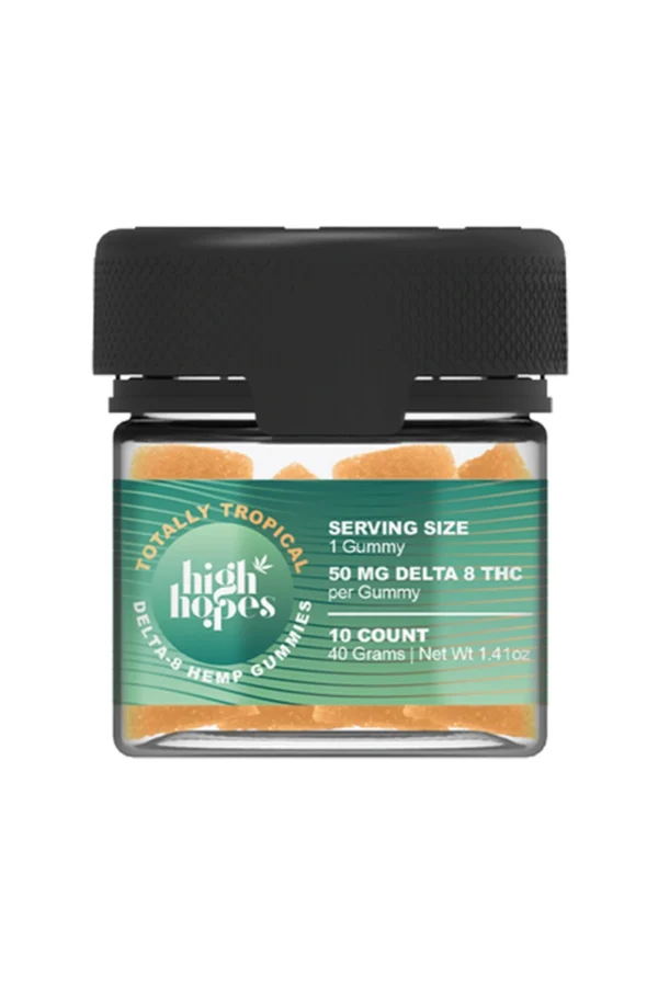 Totally Tropical Koi High Hopes D8 THC Gummies 50mg