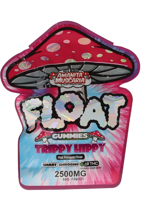 Trippy Hippy Float Mushroom Gummies + Delta 9 THC 2500mg