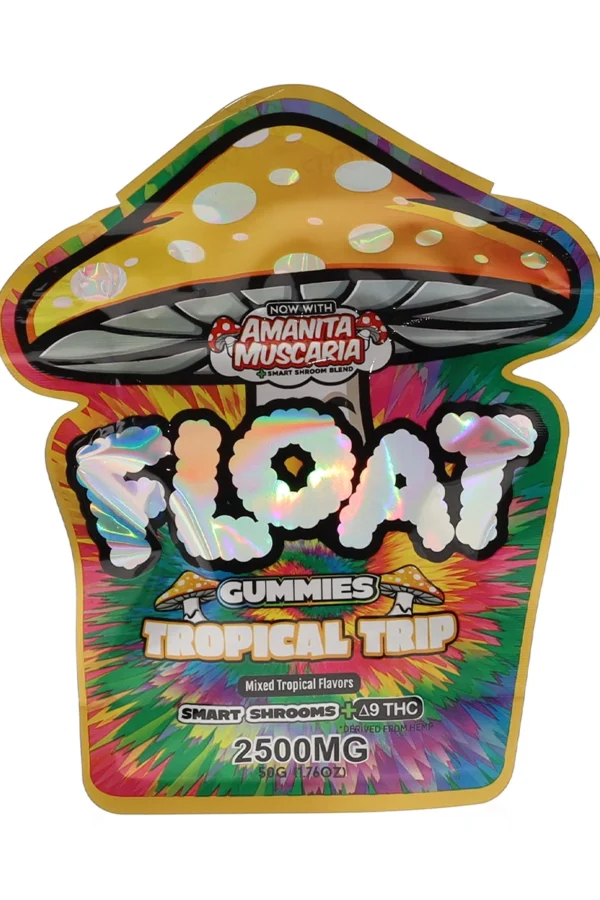 Tropical Trip Float Mushroom Gummies + Delta 9 THC 2500mg