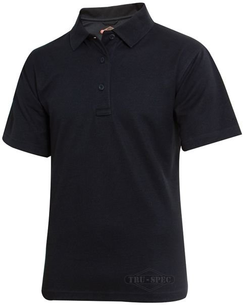 TruSpec 24-7 Men's Original Short Sleeve Polo, Black, Large, Regular Length 4328005