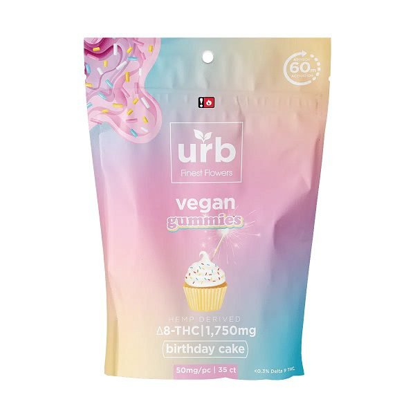 URB Delta 8 + Delta 10 Vegan Gummies 1750mg