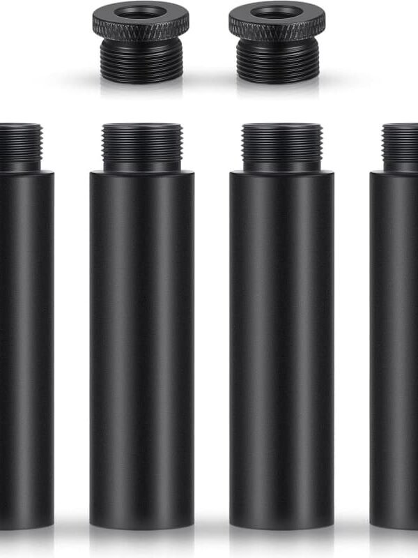 Unbranded Mic Stand Extension Tube 4 Pieces 5/8 Inch Microphon...