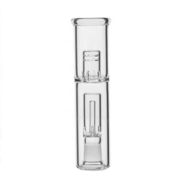 Universal 14mm Water Bubbler Attachment Glass Bong Smoking Accessories Tube Mouthpiece Stem Pipes