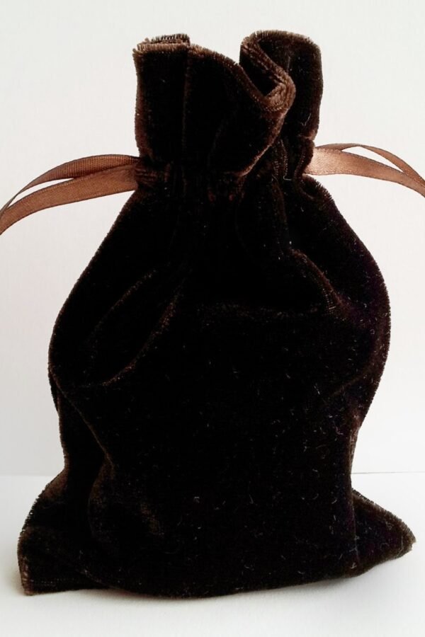 Velvet Drawstring Bag, 3x4, 4x6 In, Or 6x9 Dark Chocolate Brown Thick Plush Velvet Storage Pouch Rosary Jewelry Dice Party Favor Gift