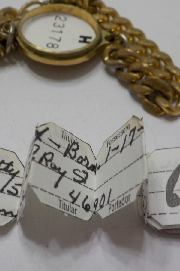 Vintage Medical I.d. Bracelet | 7875 Papers Inside