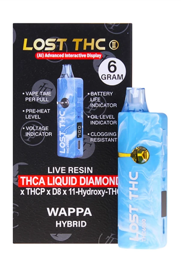 Wappa Lost THC THC-A Diamond Disposable 6G