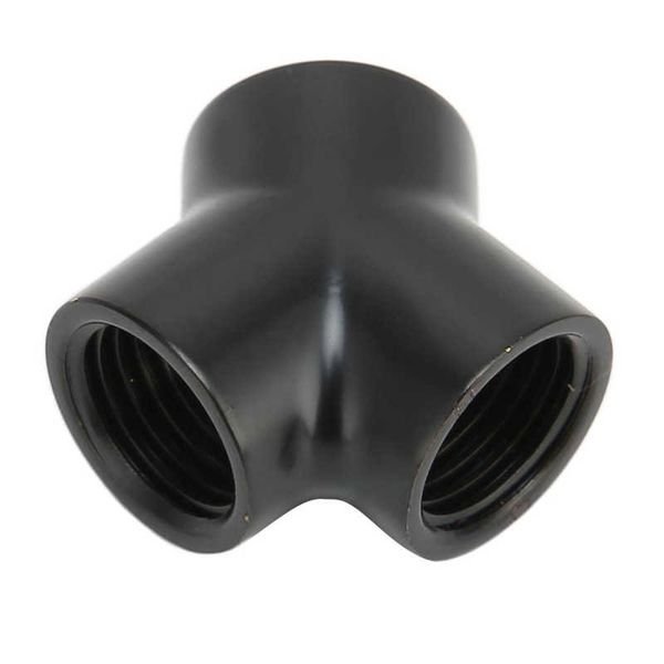 Water Cooling Fittings G1/4in Internal Thread Y Type 3 Way Compact Flexible Brass Hard Pipe Fittings for PC Water Cooling System