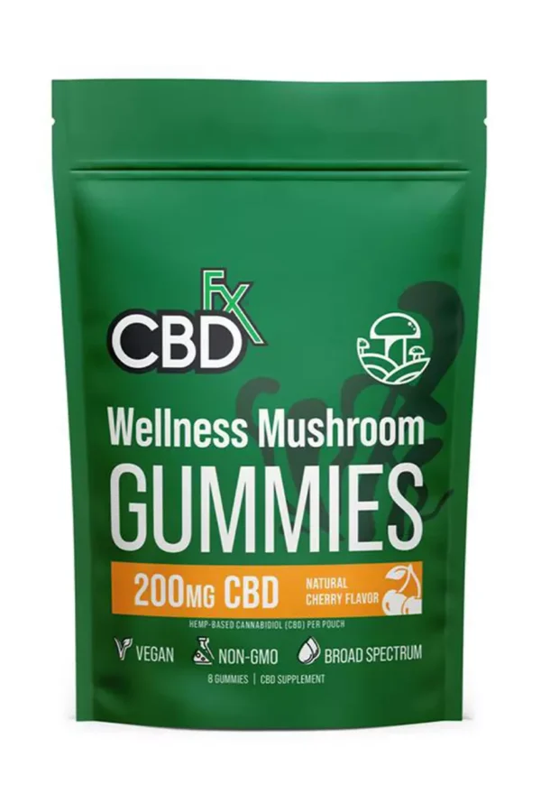 Wellness Mushroom CBDfx Gummies 200mg