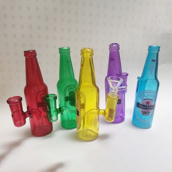 Wholesale oil burner, glass filter, diffuser, water pipe, mini portable smoking device