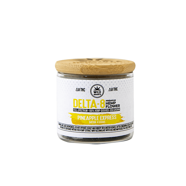 Wild Orchard Delta-8 Premium Hemp Flower 4 GRAMS and 8 GRAMS Jars