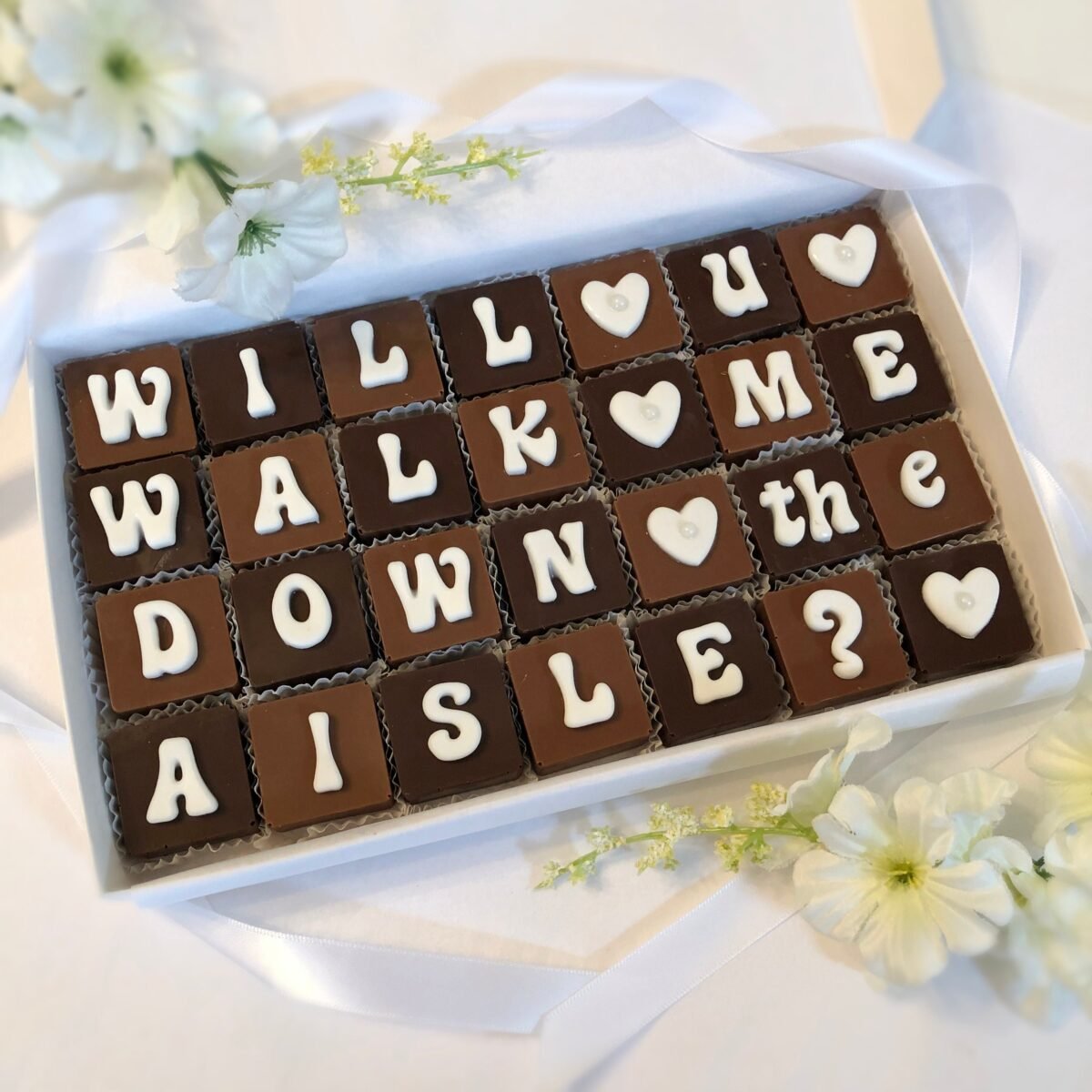 Will You Walk Me Down The Aisle On My Wedding Day Proposal Chocolates Gift Box