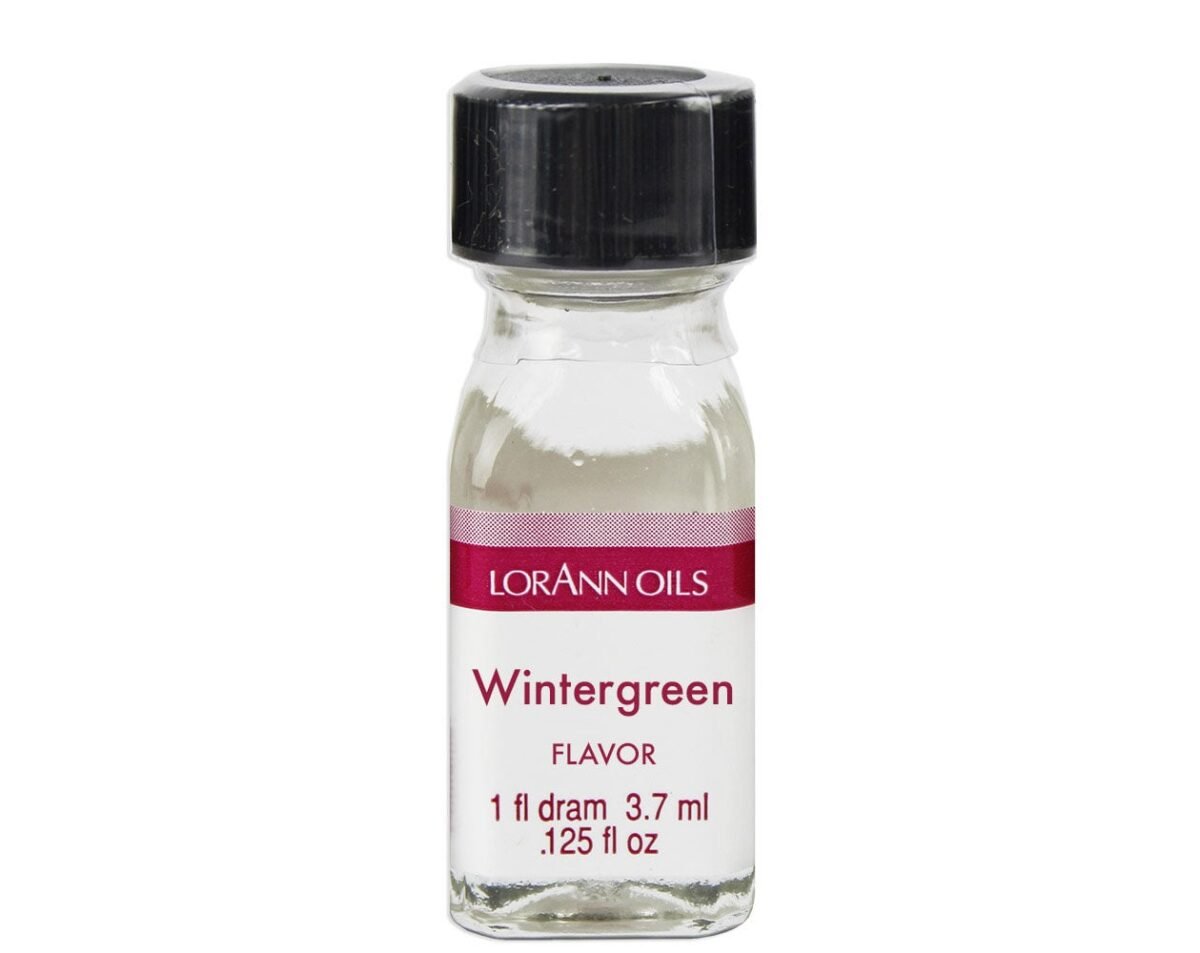 Wintergreen Flavoring Oil - Super Strength Wintergreen Flavoring Oil Specially Formulated For Use in Candy, Chocolate, Fondant, & More