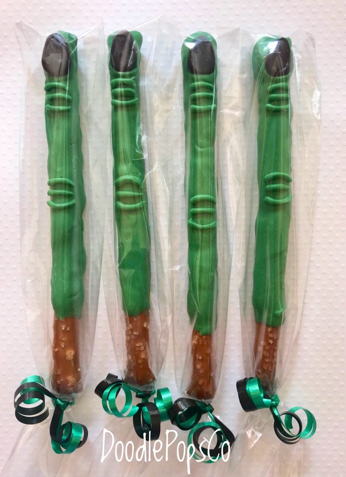 Witch Finger Pretzel Rods/Halloween Party Favor Chocolate Covered /One Dozen | 12