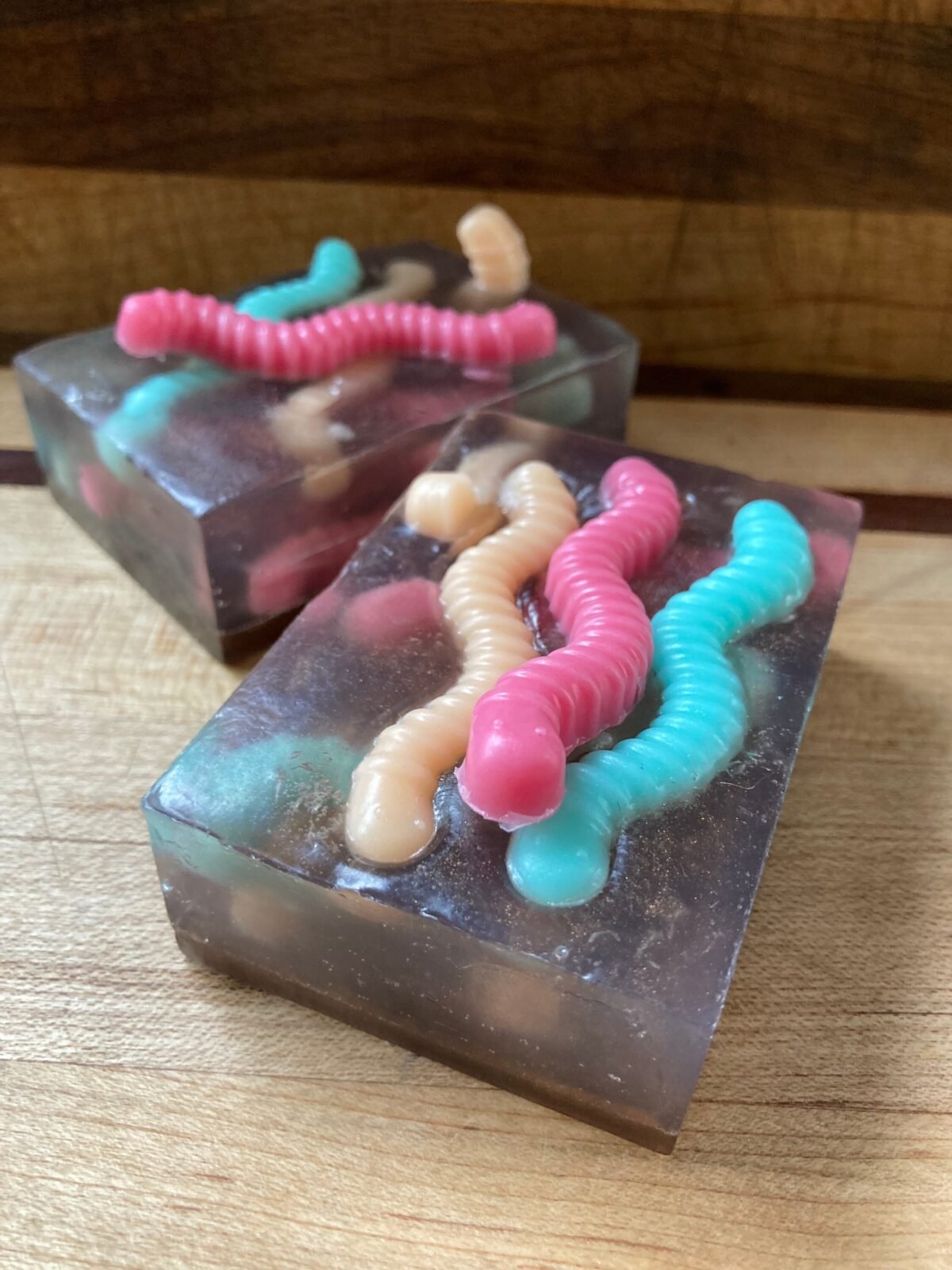 Worm in Dirt Soap Bar Cute Spring Theme Bar With Worms Great For Gifts, Easter Basket, Stocking Stuffer Party Favor