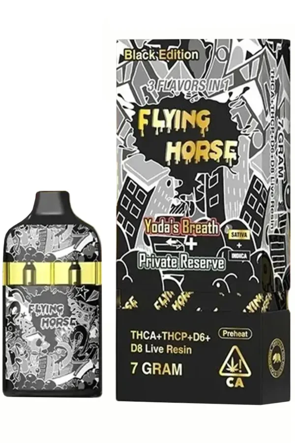 Yoda's Breath | Private Reserve Flying Horse Stoner Blend Black Edition Disposable 7G