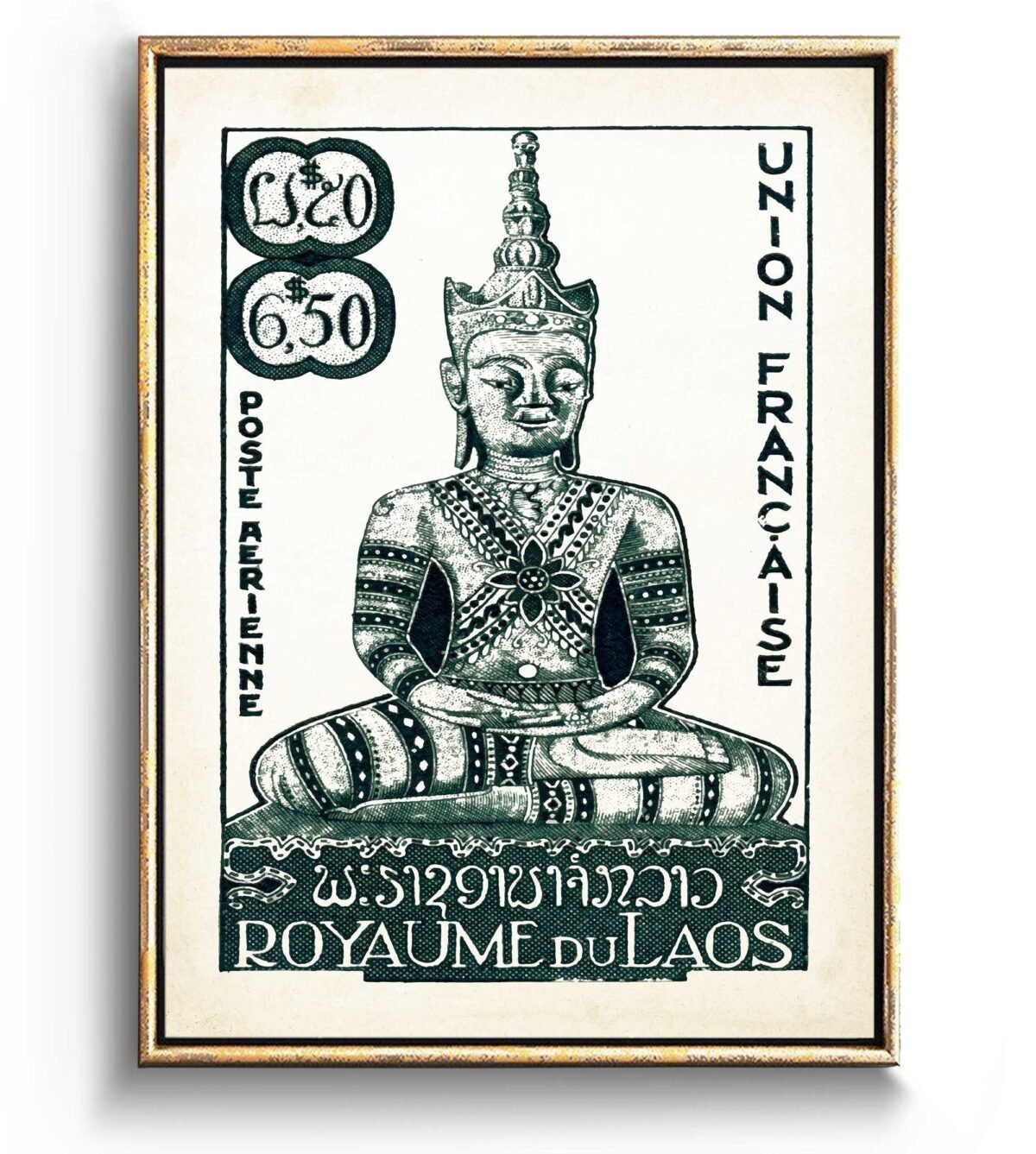 Yoga Art & Gifts Of Buddha Wall Mindfulness Art. Zen Meditation Decor. Spiritual Art Asian Decor Laos