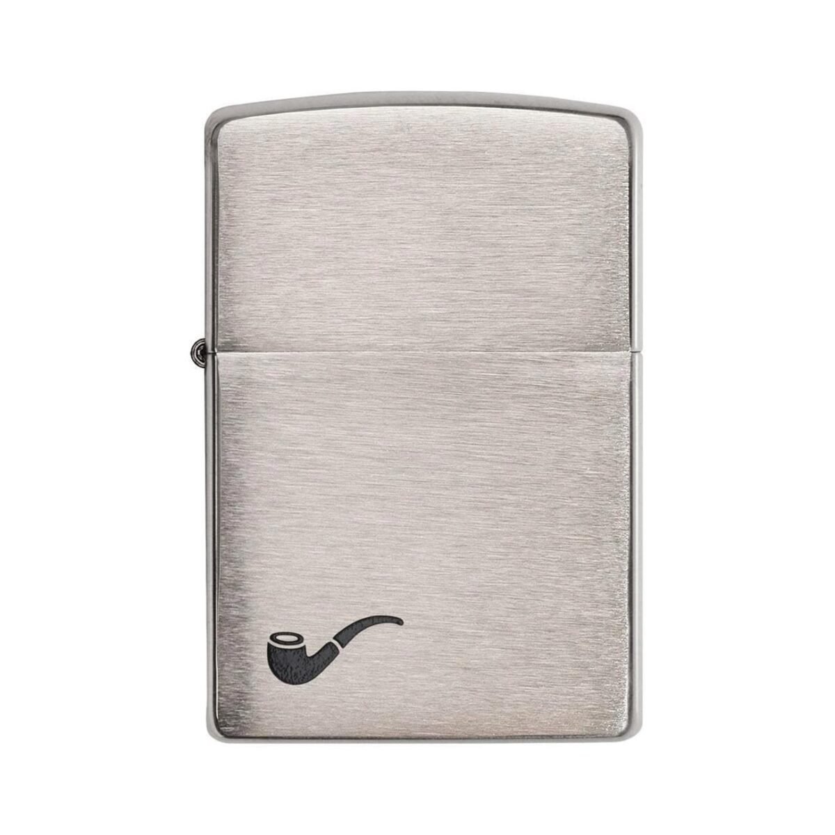 ZIPPO 200PL Windproof Lighter Pipe Lighter Brushed Chrome