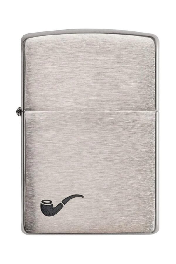 ZIPPO 200PL Windproof Lighter Pipe Lighter Brushed Chrome