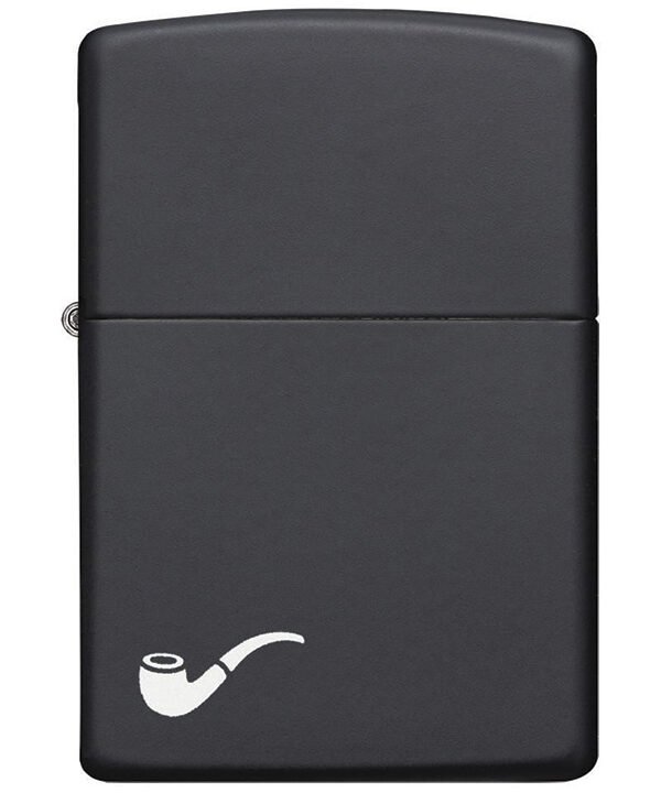 ZIPPO 218PL Windproof Lighter Pipe Black Matte