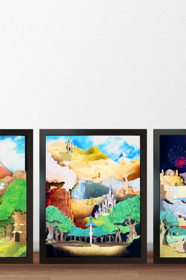 Zelda Series - Mini Shadowbox Set