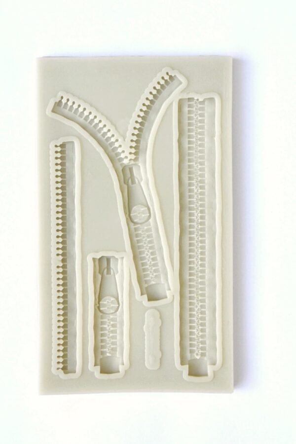 Zipper Mold, Silicone Fondant Mold, Fashion Cake Decoration, Chocolate Teen Birthday Designer Purse Logo Mold
