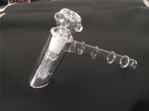 glass hammer 6 Arm perc glass percolator bubbler glass water pipe matrix smoking pipes tobacco pipe bong bongs showerhead perc two functions