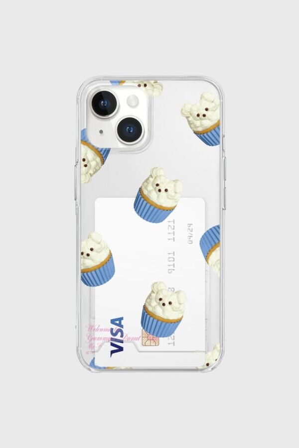 pattern gummy muffin [transparent card case]
