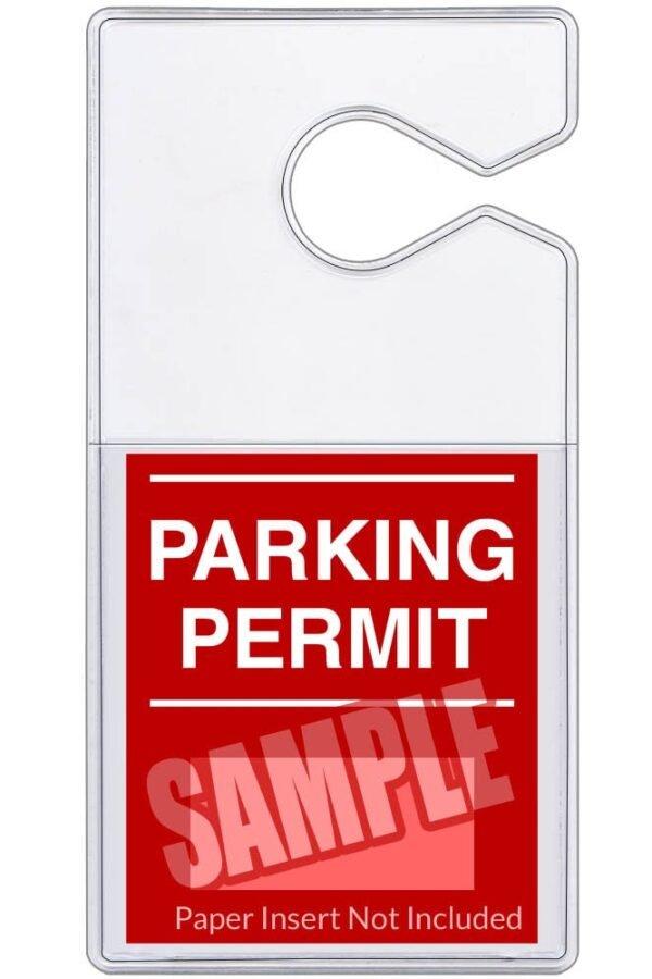 storesmart Pocket Hanger For Parking - Holds 3" X 3 1/2" Insert Size Vinyl Plastic | Spc3935S