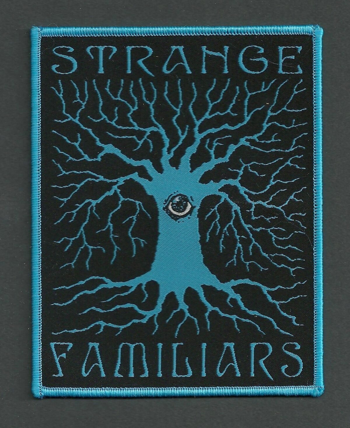 strange Familiars Podcast Woven Patch - Paranormal Fortean Cryptids Ghosts Fae Faeries
