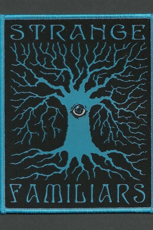 strange Familiars Podcast Woven Patch - Paranormal Fortean Cryptids Ghosts Fae Faeries