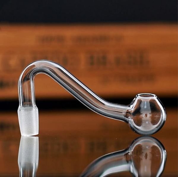 wholesale Cheapest Pyrex HOOKAHS Glass Oil Burner pipe 10mm 14mm 18mm male Female pyrex Clear pipes adapter banger Nail for water bong
