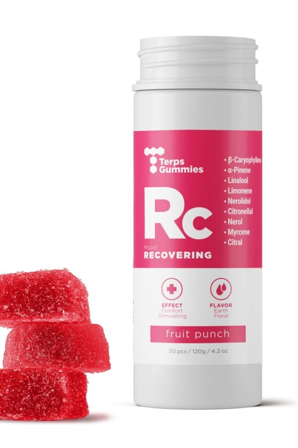 10mg Terpene Gummies - Recovering - Fruit Punch - Terps Gummies