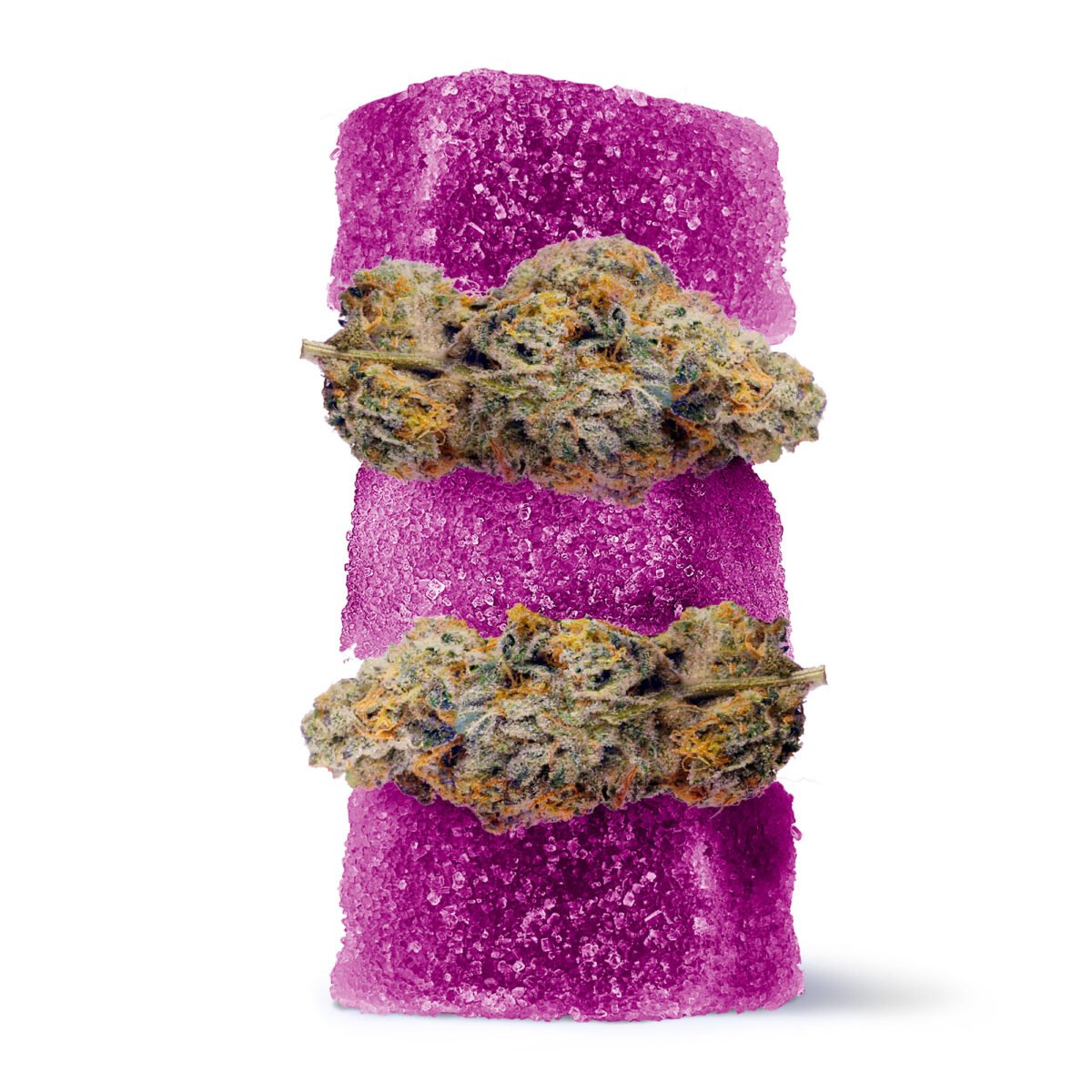 150mg Delta 8 + Live Resin Gummies - Wedding Cake - Hybrid (4500mg)