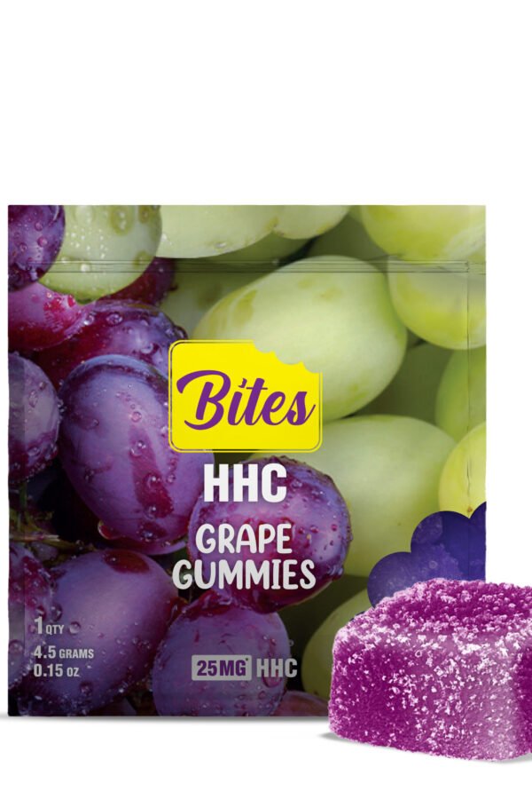 25mg HHC Gummy - Grape - Bites