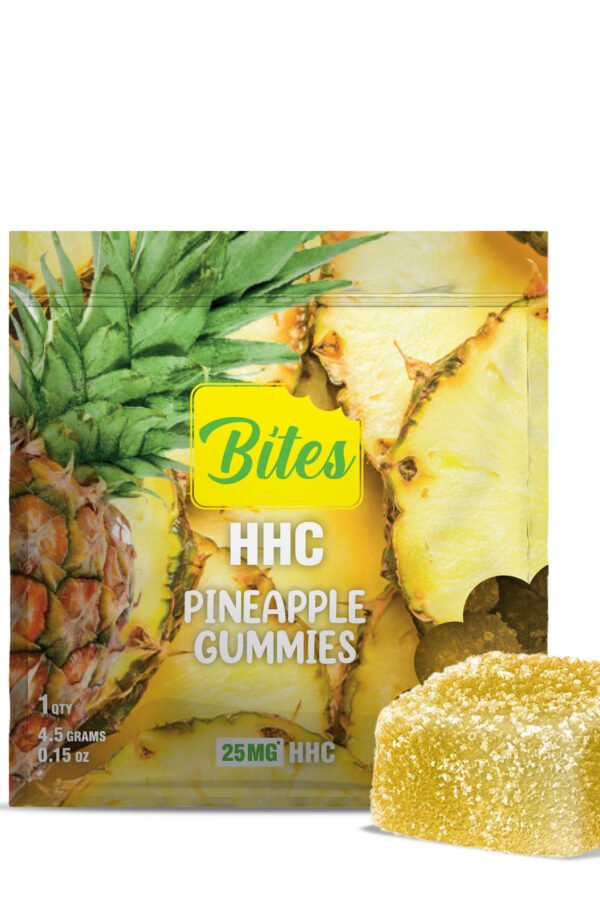25mg HHC Gummy - Pineapple - Bites