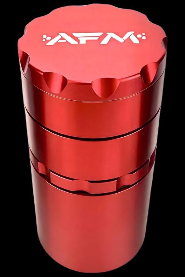 AFM Glass 5-Piece Aluminum Herb Grinder