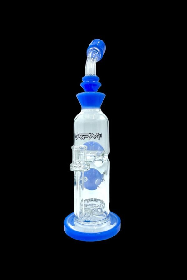 AFM Glass Big Swiss Perc Straight Water Pipe