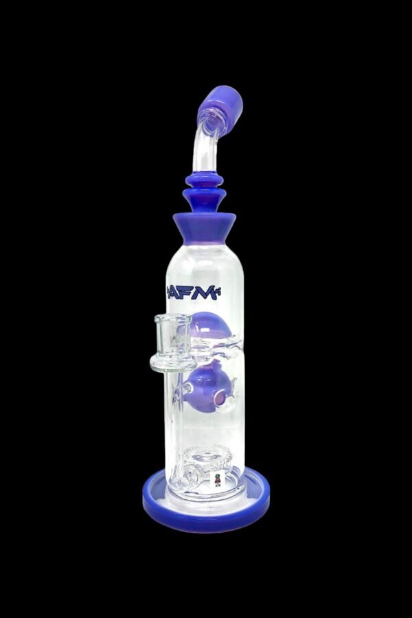 AFM Glass Big Swiss Perc Straight Water Pipe