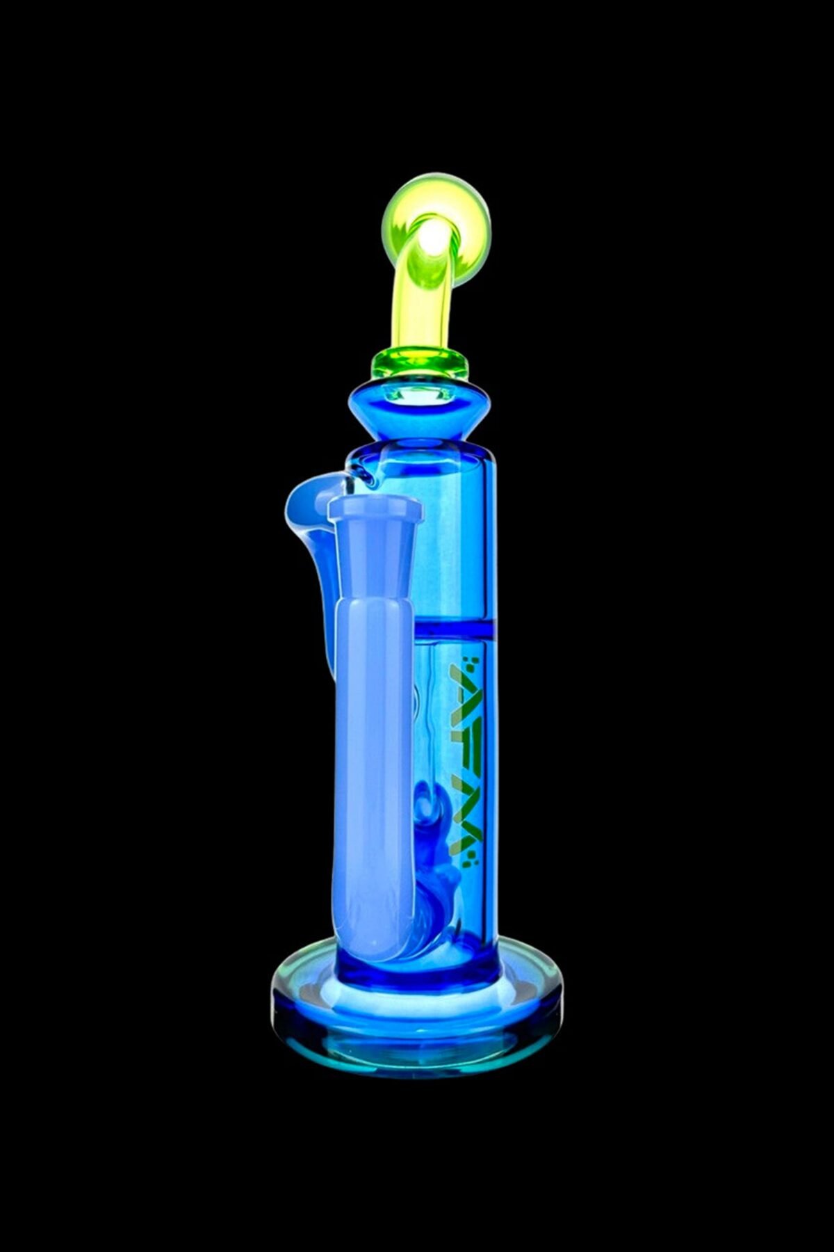 AFM Glass Bilbao Colored Glass Recycler Water Pipe