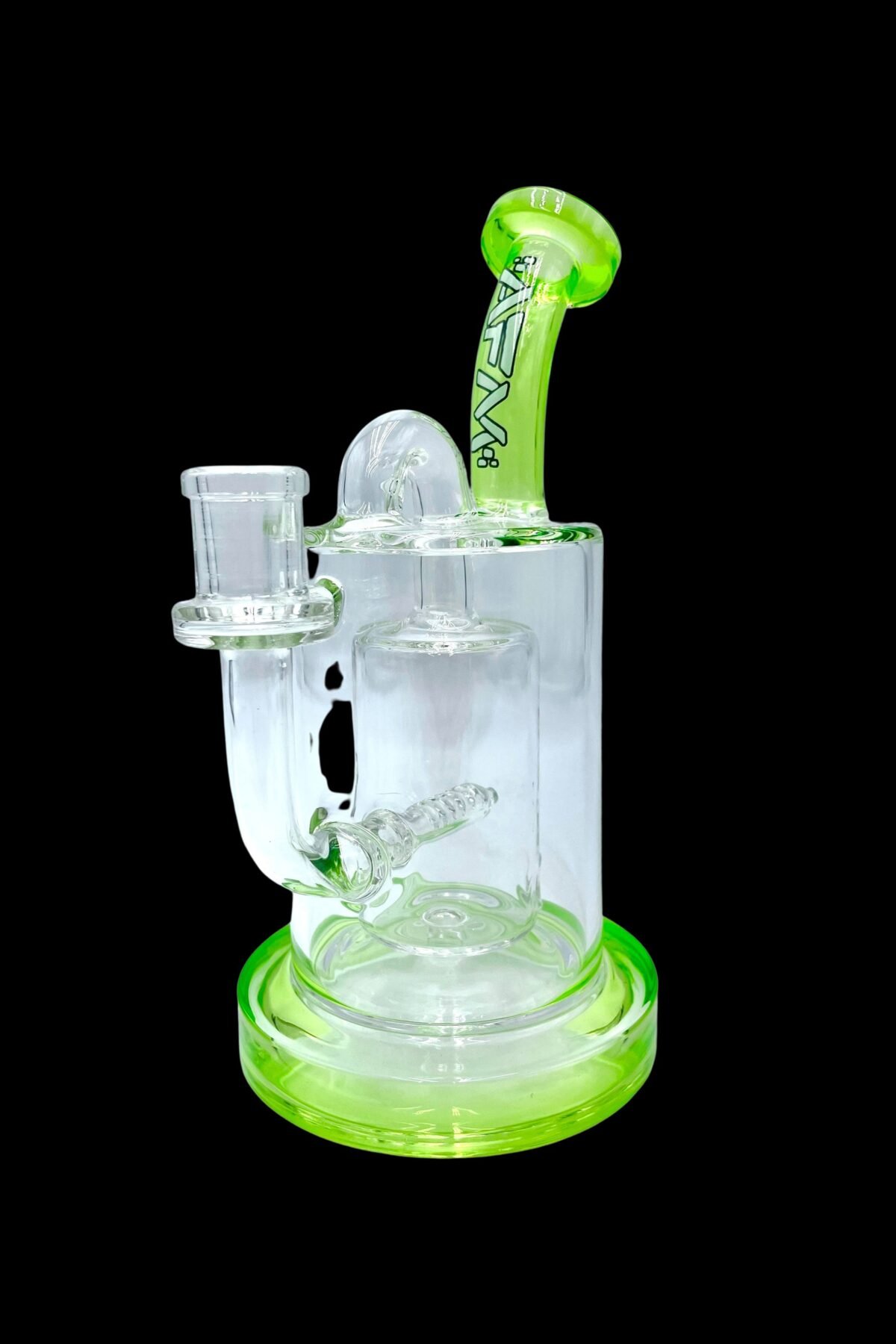 AFM Glass Pump Color Glass Recycler Water Pipe