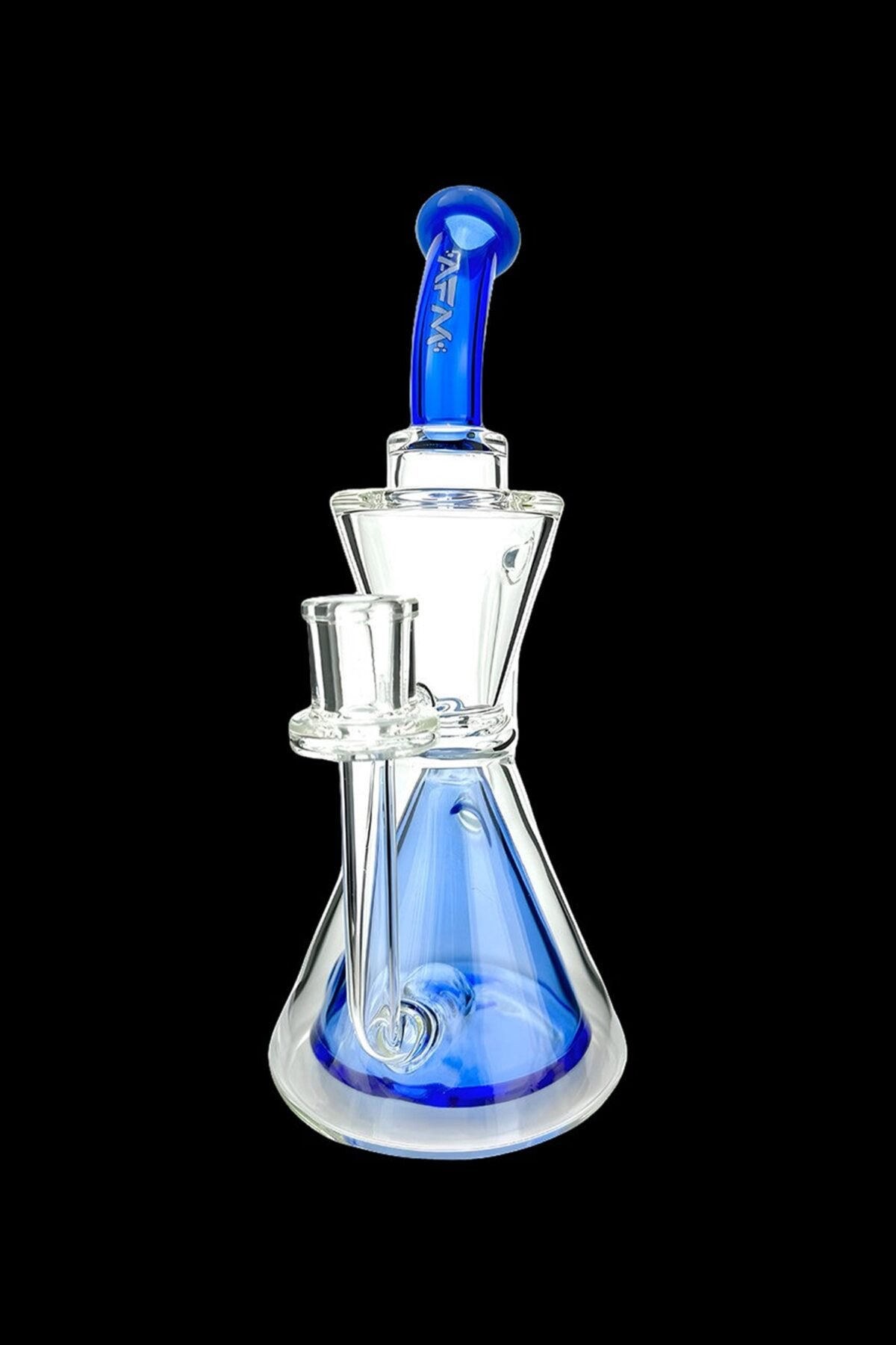 AFM Glass Pyramid Perc Glass Recycler Water Pipe