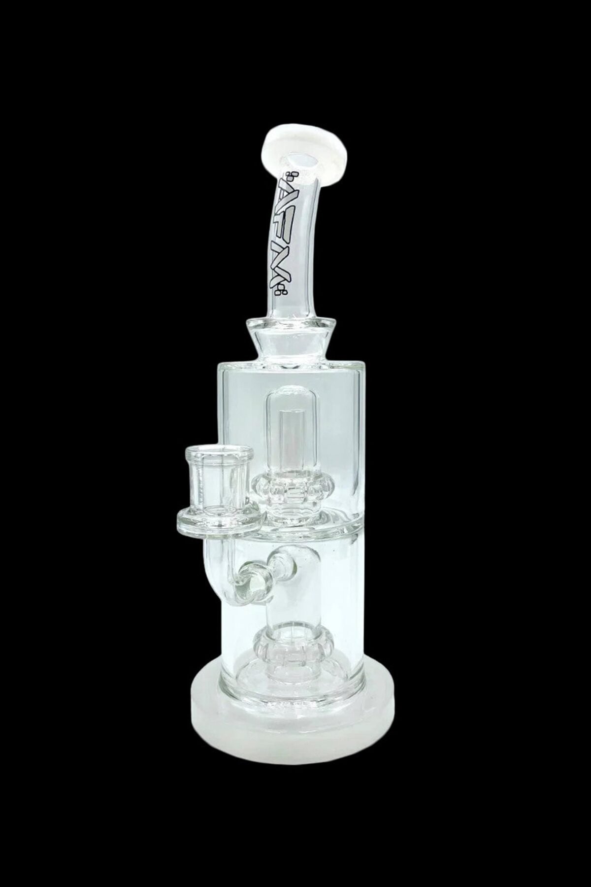 AFM Glass UFO Double Perc Glass Water Pipe