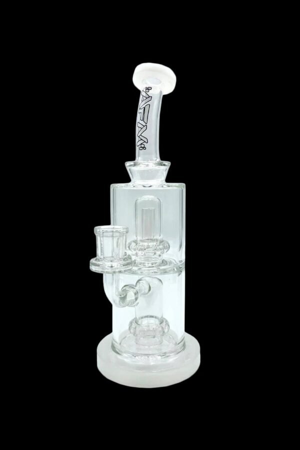 AFM Glass UFO Double Perc Glass Water Pipe