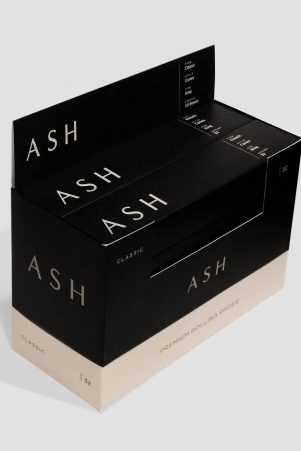 ASH Pre-Rolled Cones / Classic / 32 Count / Box