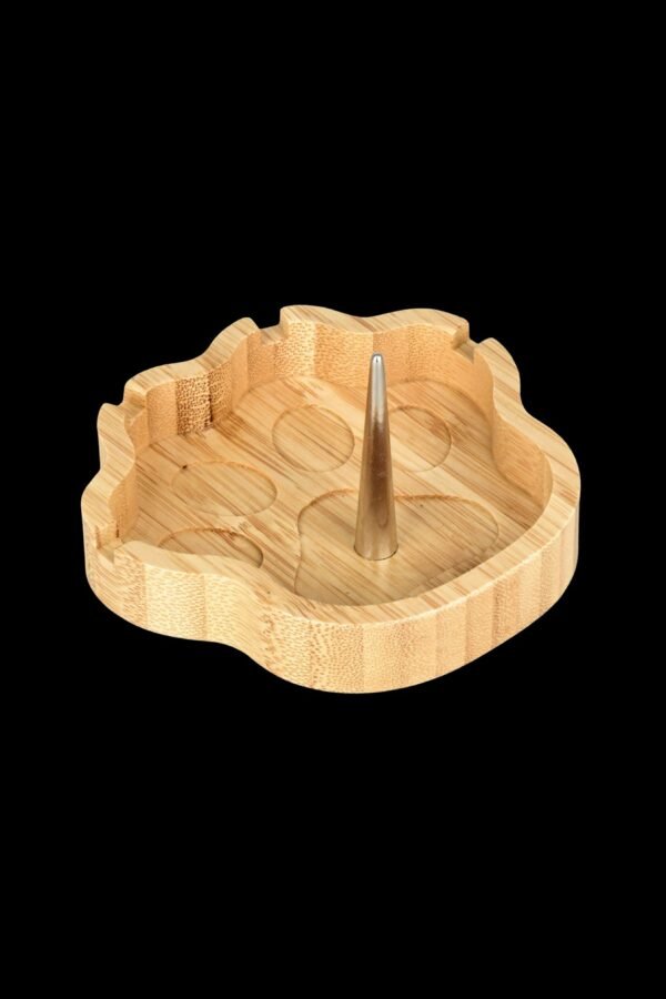 Bamboo Dog Paw Spiked Ashtray